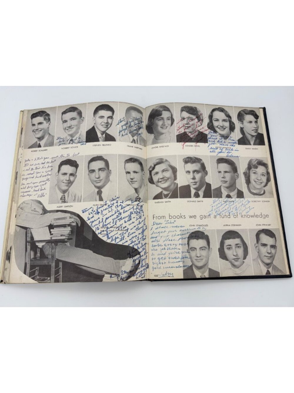 1953 The Tower South Side High School Yearbook John Stewart Watergate History NY - Picture 8 of 11